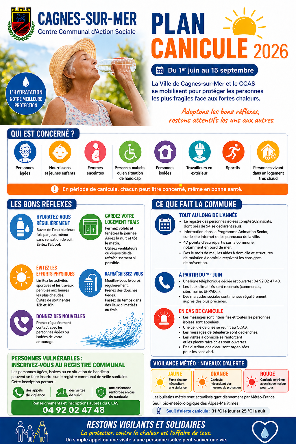Visuel plan canicule 2026 CCAS
